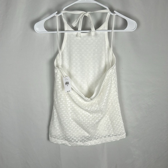 NWT Gap Crochet White Hlater Top -Size X-Small - Picture 5 of 9